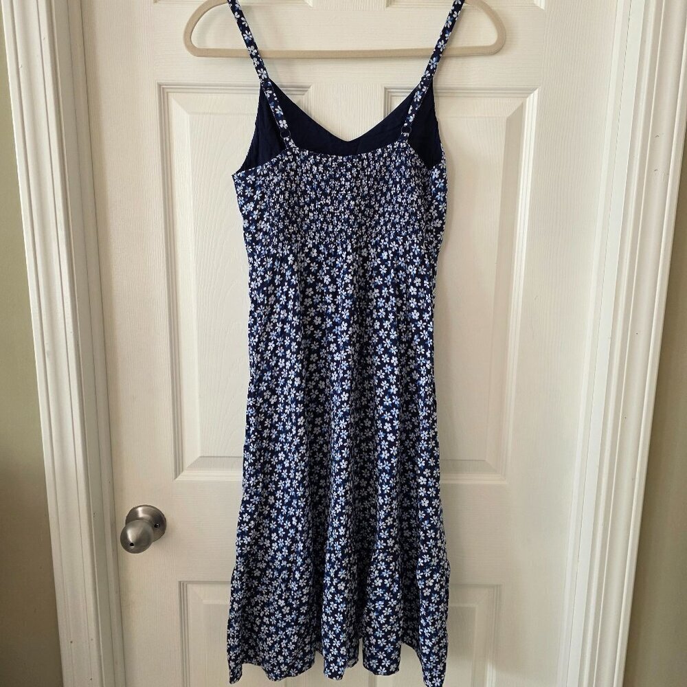 Old Navy Blue Ditsey Floral Cami Dress size Small Petite